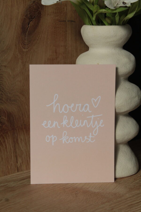 Kaart | Hoera een kleintje op komst
