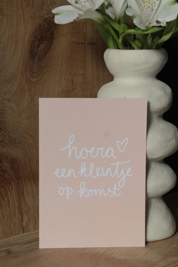 Kaart | Hoera een kleintje op komst