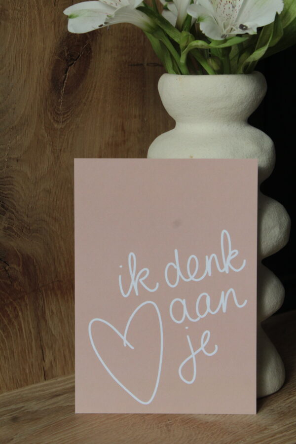Kaart | Ik denk aan je