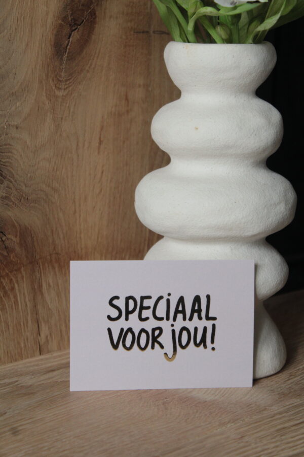 Mini Kaart | Met Goudfolie  | Speciaal voor jou!