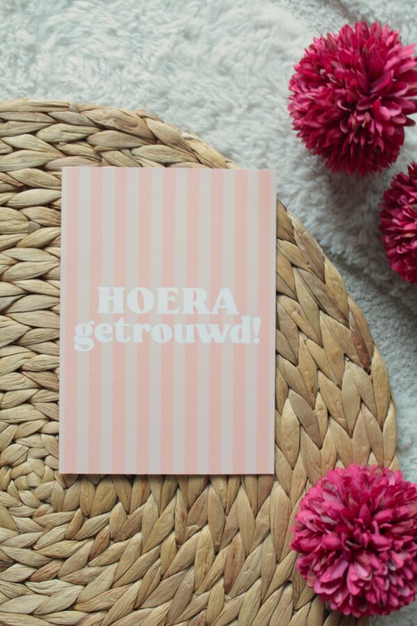 Kaart | Hoera, getrouwd!