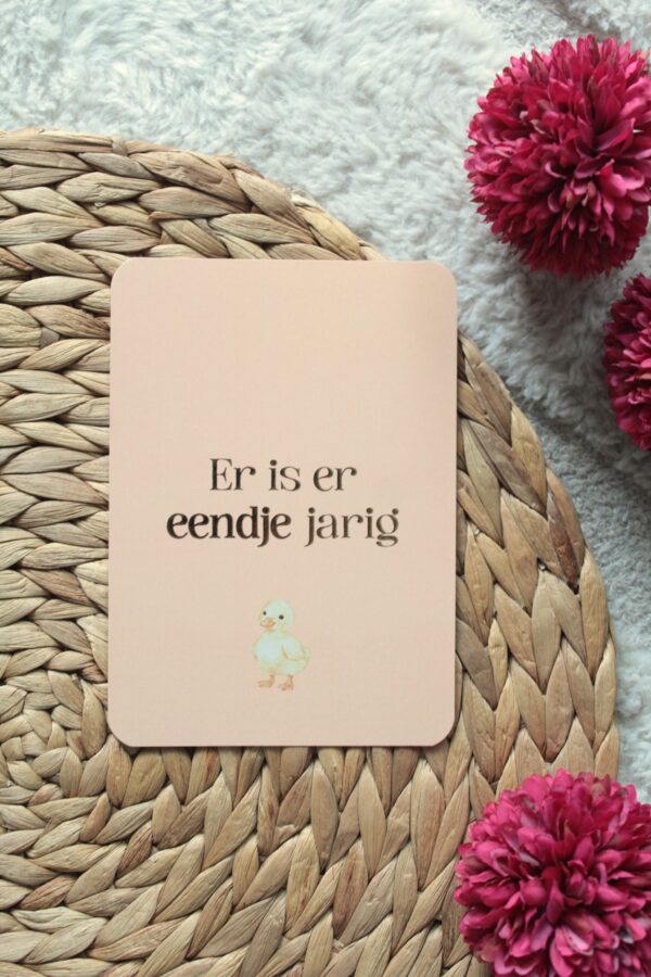 Kaart | Er is er eendje jarig