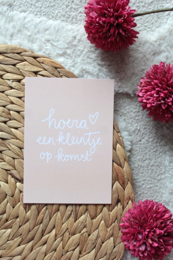 Kaart | Hoera een kleintje op komst